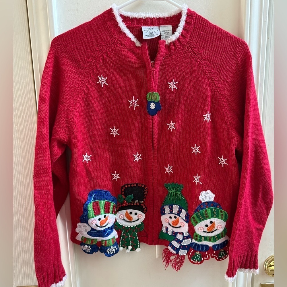 Tiara Girls Holiday Cardigan